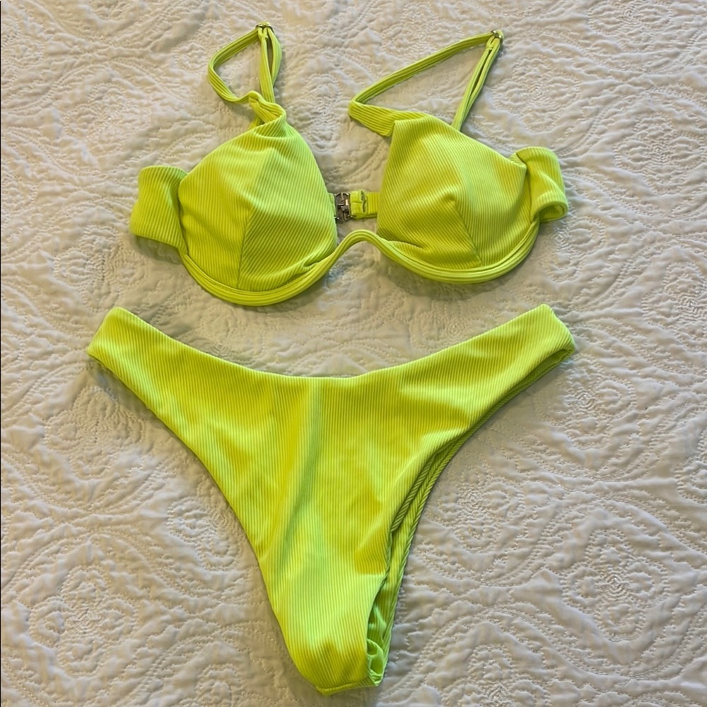 Neon Yellow Bikini Set